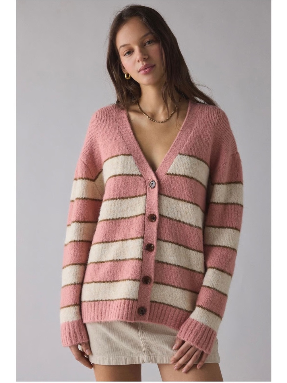 NWT Urban Outfitters BDG Eliot Striped Cardigan
